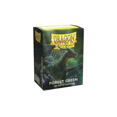 Dragon Shield Matte Sleeves - Forest Green (100 Sleeves)