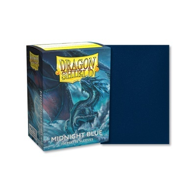 Dragon Shield Matte Sleeves - Midnight Blue (100 Sleeves)