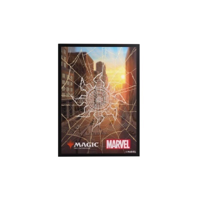 Gamegenic - Magic: The Gathering - Marvel's Spider-Man - Premium Art Sleeves - Spider-Man Plains (105 Sleeves)