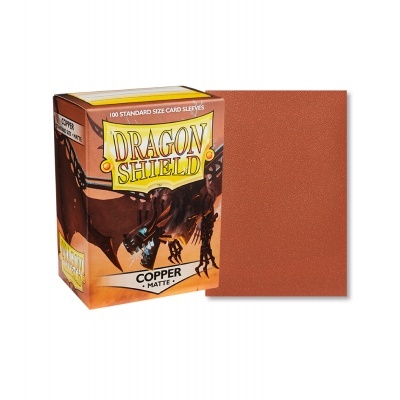 Dragon Shield Matte Sleeves - Copper (100 Sleeves)