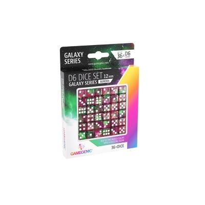 Gamegenic - Galaxy Series - Aurora - D6 Dice Set 12 mm (36 pcs)