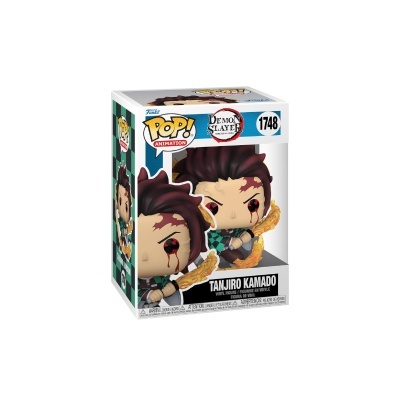 Funko Pop! Tanjiro Kamado de Demon Slayer na caixa