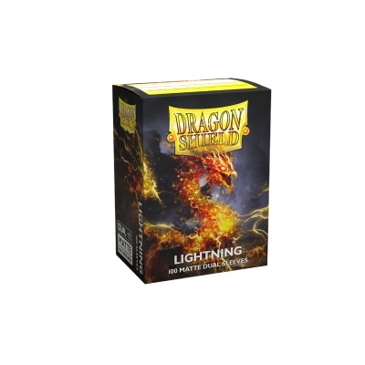 Dragon Shield Dual Matte Sleeves - Lightning 'Ailia' (100 Sleeves)