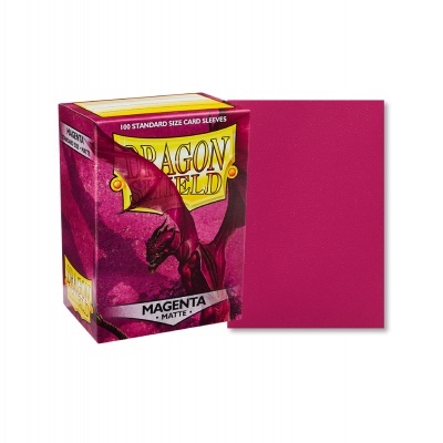 Dragon Shield Matte Sleeves - Magenta (100 Sleeves)