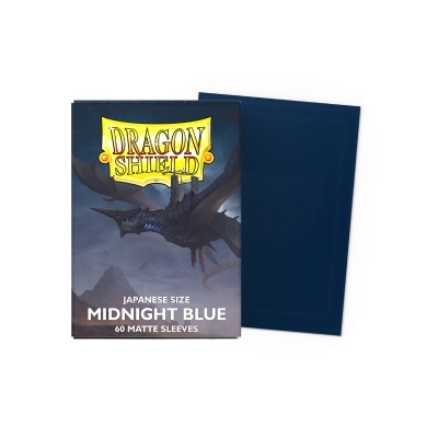 Dragon Shield Japanese Matte Sleeves - Midnight Blue (60 Sleeves)