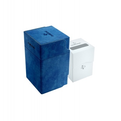 Caixa branca com texto CARD CAPTURE e caixa azul maior com textura