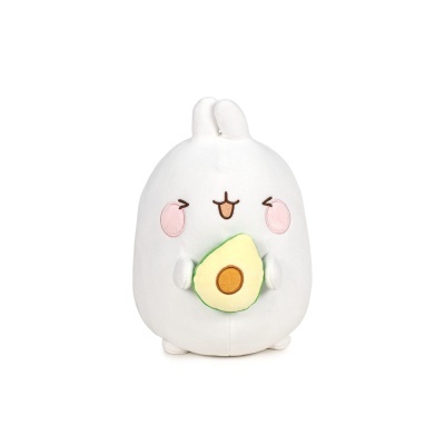 Plush Figure - Molang - Molang with avocado (25 cm)