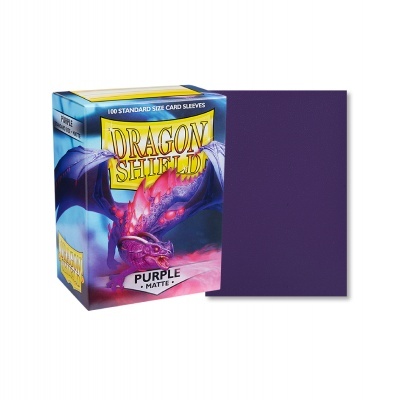 Dragon Shield Matte Sleeves - Purple (100 Sleeves)