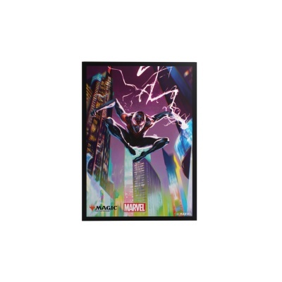 Gamegenic - Magic: The Gathering - Marvel's Spider-Man - Premium Art Sleeves - Spider-Man Miles Morales (105 Sleeves)