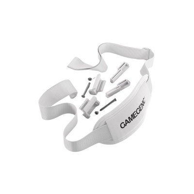 Correia ajustável branca e peças plásticas GAMEGENIC com parafusos