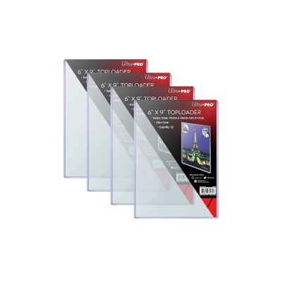 UP - Toploader - 6" x 9" Clear (25 pieces)