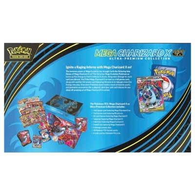 Pokémon TCG: Mega Charizard X ex - Ultra-Premium Collection