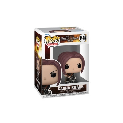 Figura Funko Pop! Sasha Braus Attack on Titan número 1448 em caixa