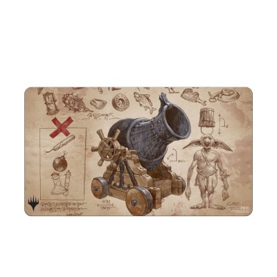 UP - Playmat - Magic: The Gathering - The Brothers' War - Schematic Line "Goblin Charbelcher"