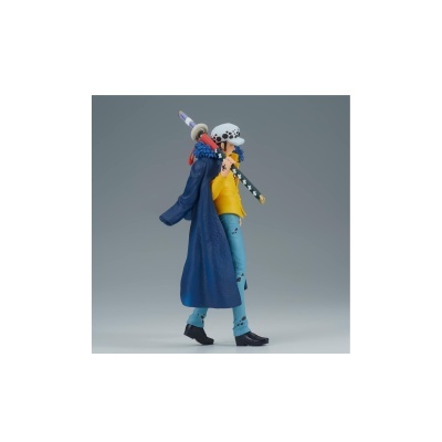 Figura de ação com casaco azul e espada