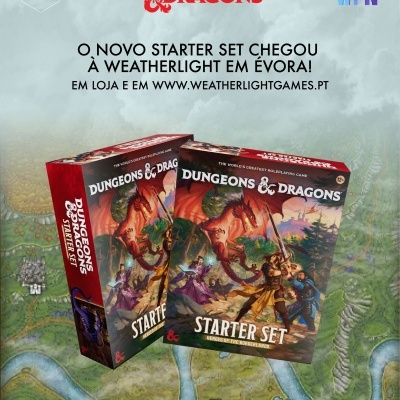 O mais recente Starter Set de Dungeons & Dragons já chegou à Weatherlight em Évora! ⛵️