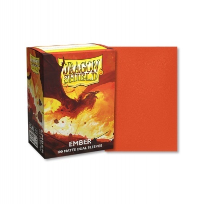 Dragon Shield Dual Matte Sleeves - Ember 'Alaric, Revolution Kindler' (100 Sleeves)