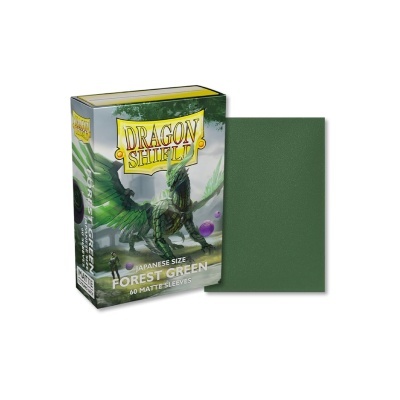 Dragon Shield Japanese Matte Sleeves - Forest Green (60 Sleeves)
