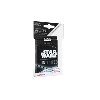 Gamegenic - Star Wars: Unlimited - Art Sleeves - Card Back Black (60 Sleeves)