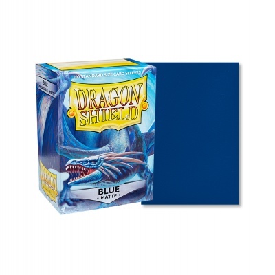Dragon Shield Matte Sleeves - Blue (100 Sleeves)