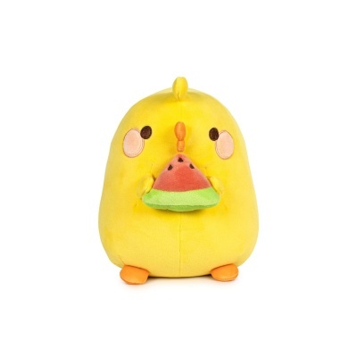 Plush Figure - Molang - Piu Piu with watermelon (25 cm)