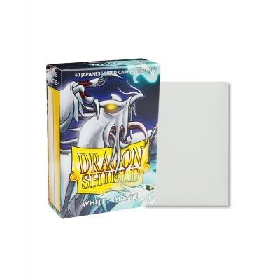 Dragon Shield Japanese Matte Sleeves - White (60 Sleeves)