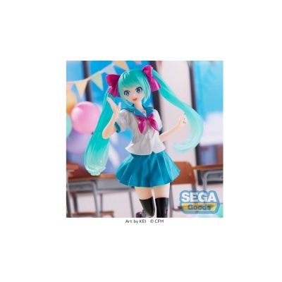 Figura Sega: Hatsune Miku - Luminasta - 16th Anniversary KEI Ver. (18 cm)