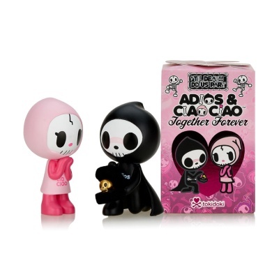 Mini Figura TokiDoki: 'Til Death Do Us Part - Adios & Ciao Ciao: Together Forever (7 cm)