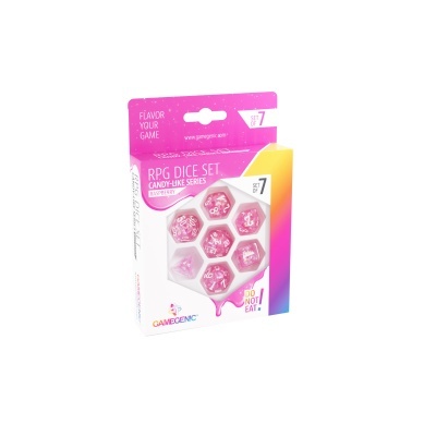 Gamegenic - Candy-like Series - Raspberry - RPG Dice Set (7pcs)