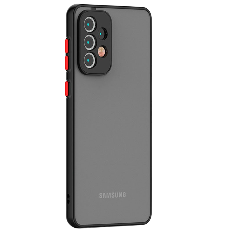 Capa Silicone Dual Mate Samsung Galaxy A52s 5G Preta Reforçada