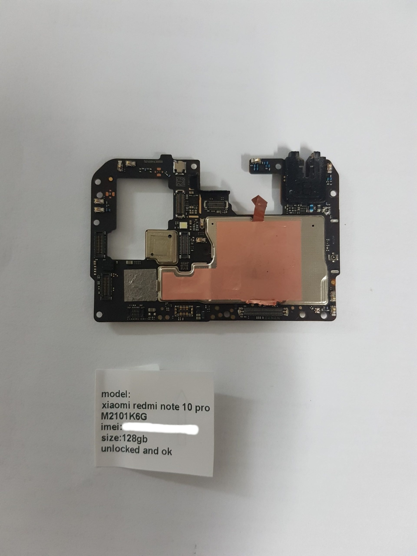 Motherboard Xiaomi Redmi Note 10 Pro (M2101K6G) – 128GB – Testada e Desbloqueada Motherboard Xiaomi Redmi Note 10 Pro (M2101K6G) – 128GB – Testada e Desbloqueada