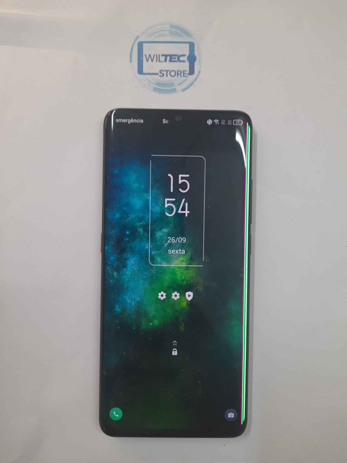 TCL 10 Pro Dual SIM 128GB Verde – Usado (Defeito no Ecrã) TCL 10 Pro Dual SIM 128GB Verde – Usado (Defeito no Ecrã)