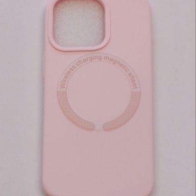 Capa Silicone iPhone 13 Pro Rosa Reforçada