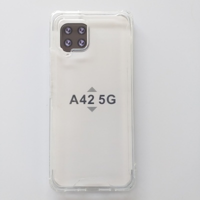Capa Silicone Samsung Galaxy A42 5G Transparente Reforçada