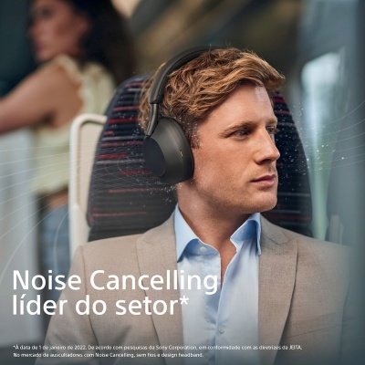 Sony WH-1000XM5 – Auscultadores Bluetooth com Cancelamento de Ruído (Preto) Sony WH-1000XM5 – Auscultadores Bluetooth com Cancelamento de Ruído (Preto)