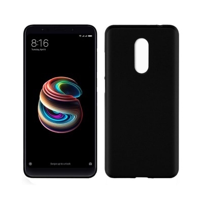 Capa Silicone Xiaomi Redmi 5 Plus Preta