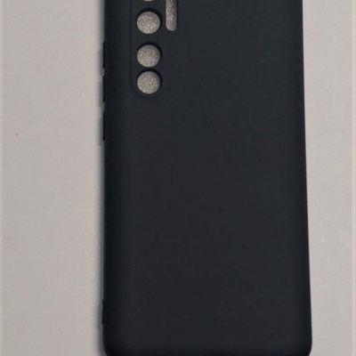 Capa Silicone Xiaomi Mi Note 10 Lite Preta Reforçada