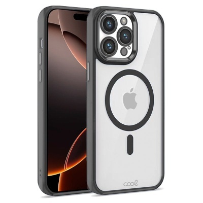 Capa Silicone iPhone 16 Pro Max Preta Reforçada