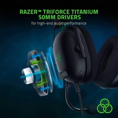 Headset Razer Blackshark V2 Special Edition + USB Mic Enhancer