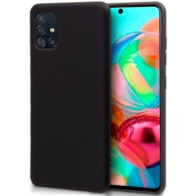 Capa Silicone Samsung Galaxy A71 Preta