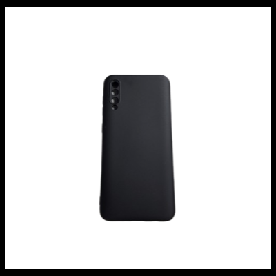 Capa Silicone Samsung Galaxy A50/A30s Preta Reforçada