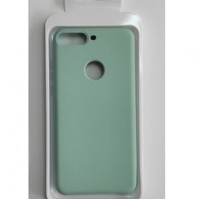 Capa Silicone Huawei Y7 2018 / Honor 7C Reforçada Ciano