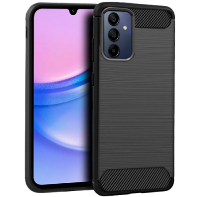 Capa Silicone Samsung Galaxy A15 / A15 5G / M15 5G Preta Reforçada