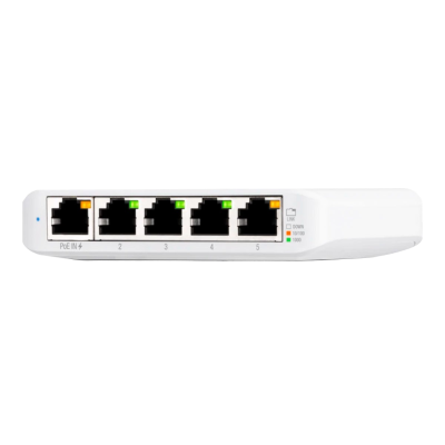 Switch Ubiquiti Unifi Flex Mini 5 Portas 10/100/1000 Mbps PoE Branco (USW-Flex-Mini)