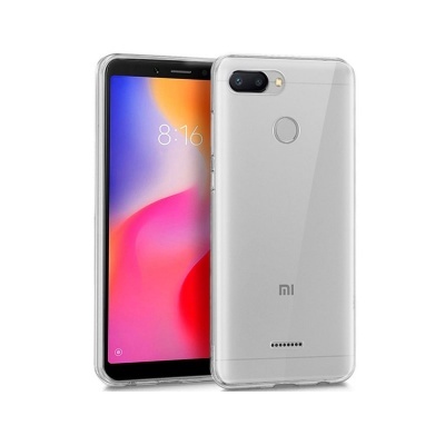 Capa Silicone Xiaomi Redmi 6/6A Transparente Baça