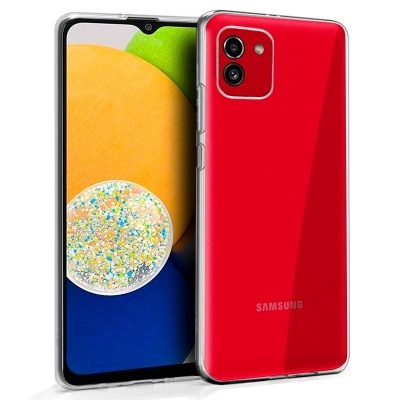Capa Silicone Samsung Galaxy A03 Transparente