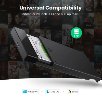 Caixa Externa UGREEN US221 USB 3.0 para SATA III