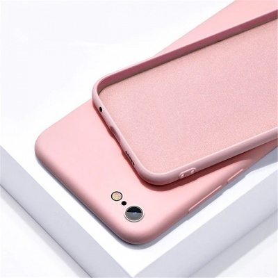 Capa Silicone iPhone 7/ 8/ SE 2020 Rosa Reforçada