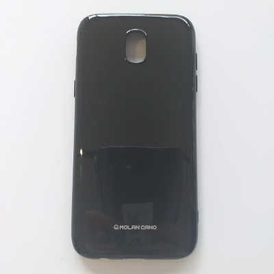 Capa Silicone Samsung Galaxy J5 2017 Preta Brilhante