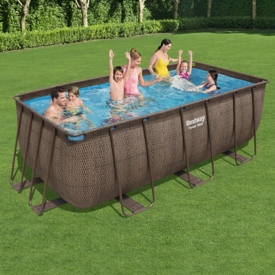 Piscina Bestway 5612N 412x201X122 cm c/Bomba de Areia - Recondicionado